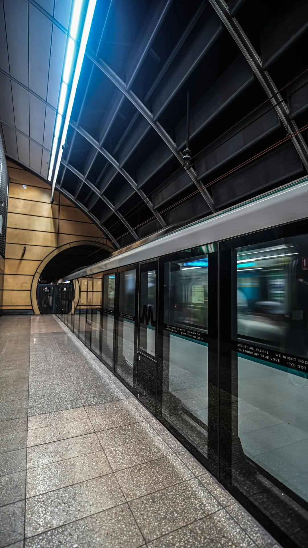 Modern train platform in Kuala Lumpur for a city rail weekend